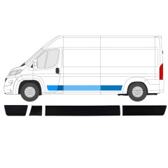 Oldalsó díszítő elemek készlete hoz Opel Movano 2021-2026 / Bal / 14419