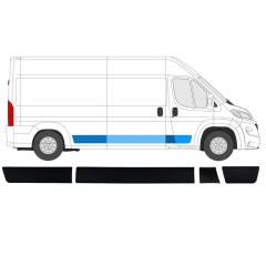 Oldalsó díszítő elemek készlete hoz Opel Movano 2021-2026 / Jobb / 14416
