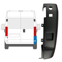 Hátsó lökhárító sarok 180 fokban hoz Opel Movano 2021-2026 / Jobb 15799