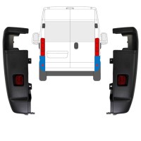 Hátsó lökhárító sarok 270 fokban hoz Opel Movano 2021-2026 / Bal+Jobb / Készlet 15797