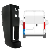 Hátsó lökhárító sarok 180 fokban hoz Opel Movano 2021-2026 / Bal 15802