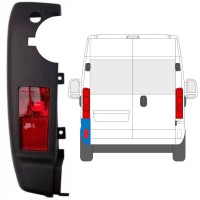 Hátsó lökhárító sarok lámpával hoz Opel Movano 2021-2026 / Bal / Készlet 15773
