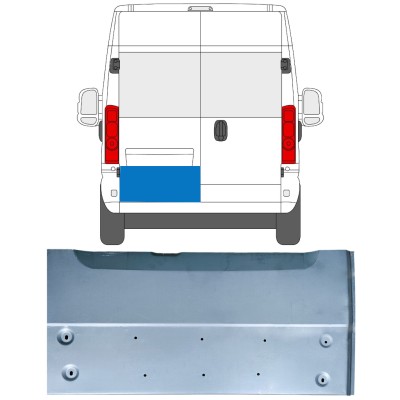 Hátsó ajtó javító panel hoz Opel Movano 2021-2026 / Bal 16515