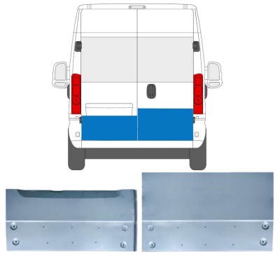 Hátsó ajtó javító panel hoz Opel Movano 2021-2026 / Bal+Jobb 16516