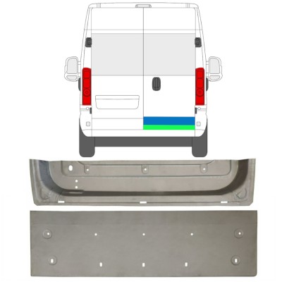 Hátsó ajtó javító panel hoz Opel Movano 2021-2026 / Jobb / Készlet 16517