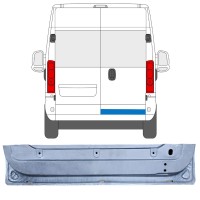 Hátsó ajtó javító panel hoz Opel Movano 2021-2026 / Jobb 16504