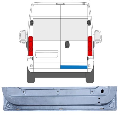 Hátsó ajtó javító panel hoz Opel Movano 2021-2026 / Jobb 16504