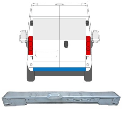 Hátsó lökhárító merevítő hoz Opel Movano 2021-2026 16872