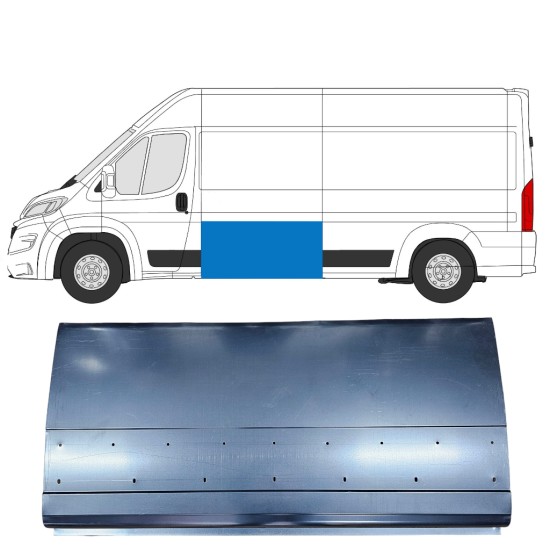 Magas oldalsó rész javító panel hoz Opel Movano 2021-2026 / Bal = Jobb (szimmetrikus) 16481