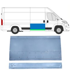 Külső alsó tolóajtó javító panel hoz Opel Movano 2021-2026 / Jobb 16402