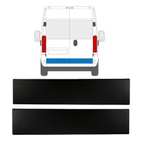 Hátsó ajtó oldalvédő elem hoz Opel Movano 2021-2026 / Bal+Jobb / Készlet 15791