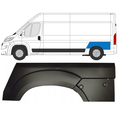 Hátsó sárvédő javító panel hoz Opel Movano 2021-2026 / Bal 16442