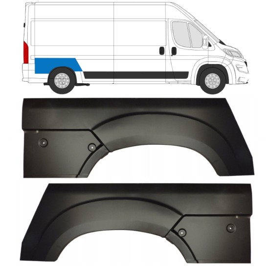 Hátsó sárvédő javító panel hoz Opel Movano 2021-2026 / Bal+Jobb 16443