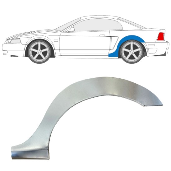 Hátsó sárvédő javító panel hoz Ford Mustang 1999-2004 Grand / Bal 16840