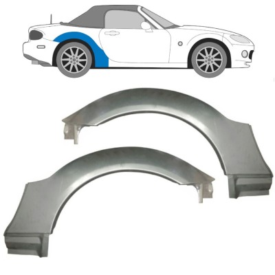 Hátsó sárvédő javító panel hoz Mazda MX-5 2005-2015 / Bal+Jobb / Készlet 16145