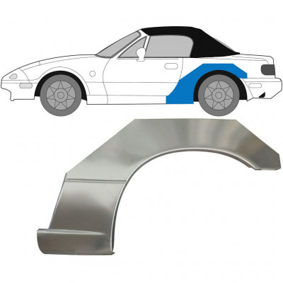 Hátsó sárvédő javító panel hoz Mazda MX-5 1989-1998 / Bal 6695