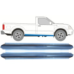 Küszöb javító panel hoz Nissan Navara D22 1998-2005 / Bal = Jobb (szimmetrikus) / Készlet 9927