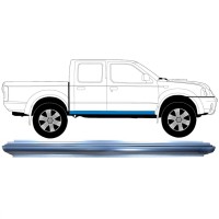 Küszöb javító panel hoz Nissan Navara D22 1998-2005 / Bal = Jobb (szimmetrikus) 8901