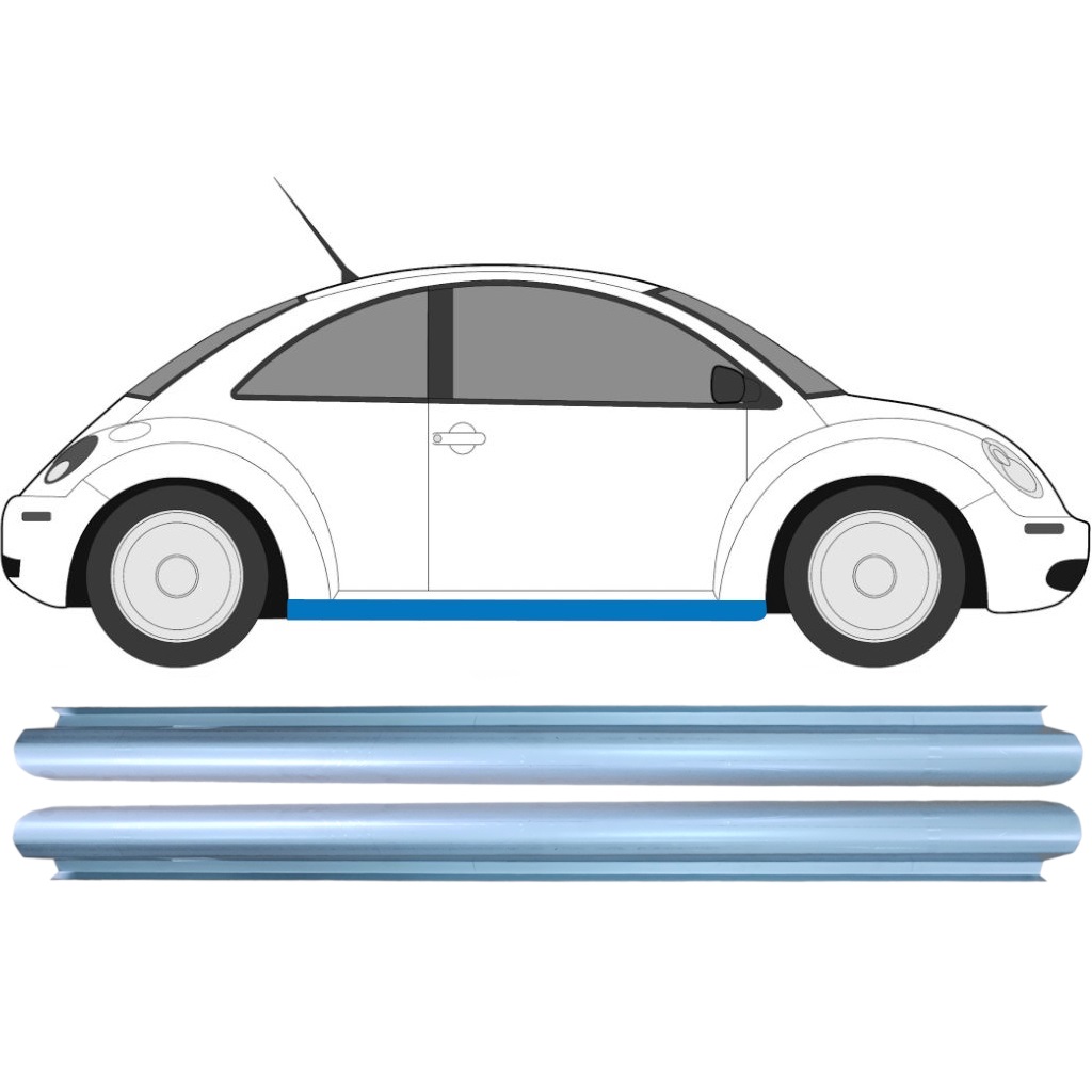 Küszöb Javító Panel Hoz Volkswagen New Beetle 1998-2005 / Bal+Jobb / Készlet 9181