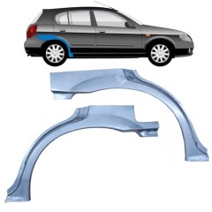 Hátsó sárvédő javító panel hoz Nissan Almera N16 1999-2007 / Bal+Jobb / Készlet 9630