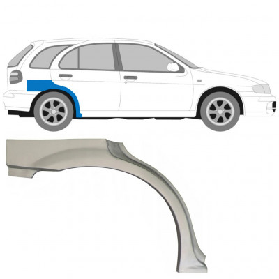 Hátsó sárvédő javító panel hoz Nissan Almera 1999-2007 / Jobb 6849