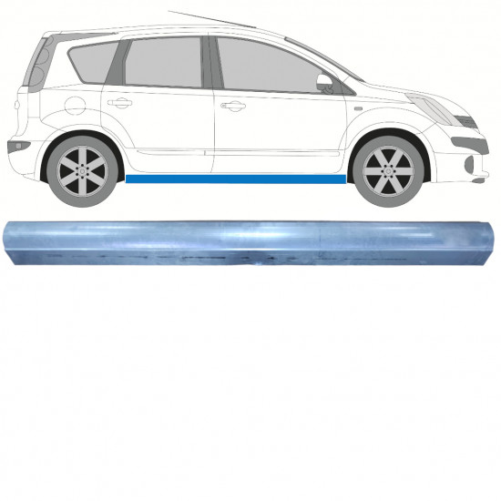 Küszöb javító panel hoz Nissan Note 2006-2013 / Bal = Jobb (szimmetrikus) 11484