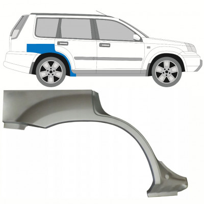 Hátsó sárvédő javító panel hoz Nissan X-TRAIL 2001-2007 / Jobb 10127