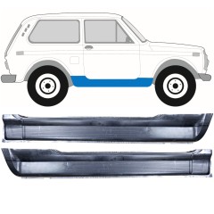 Teljes küszöb hoz Lada Niva 1976- / Bal+Jobb / Készlet 12041