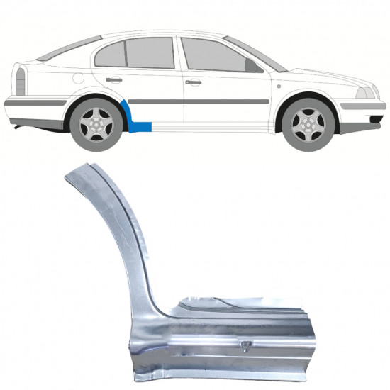 Küszöb javító panel hoz Skoda Octavia 1996-2010 / Jobb 12513