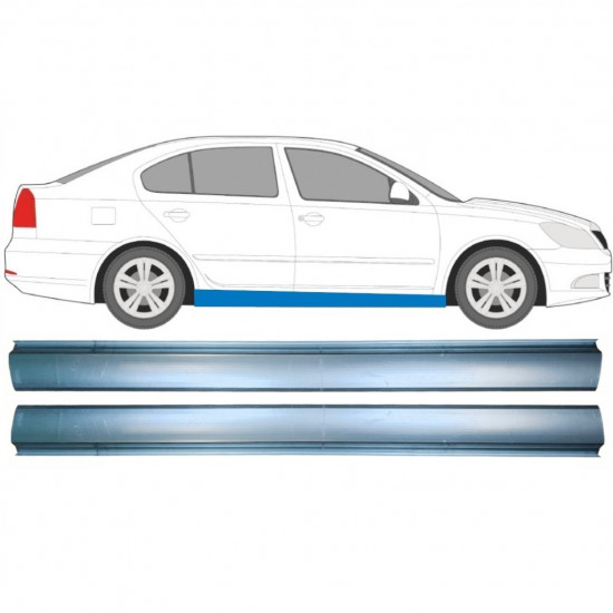 Küszöb javító panel hoz Skoda Octavia 2004-2013 / Bal = Jobb (szimmetrikus) / Készlet 10309