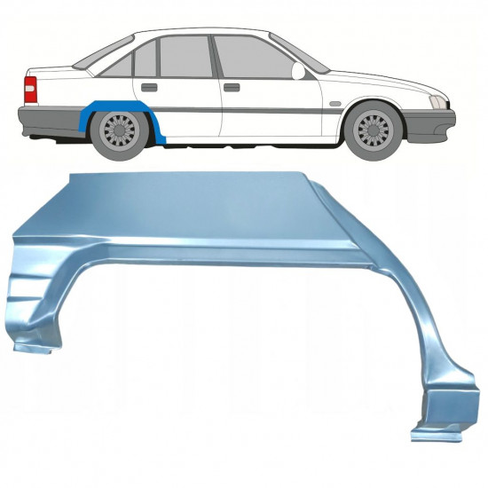 Hátsó sárvédő javító panel hoz Opel Omega A 1986-1993 / Jobb 8072