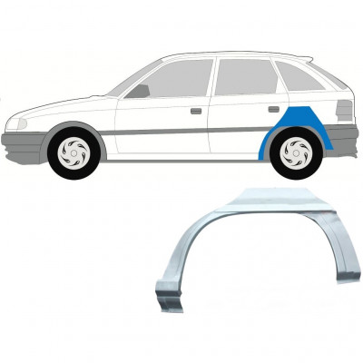 Hátsó sárvédő javító panel hoz Opel Astra 1991-2002 / Bal / HATCHBACK 7258