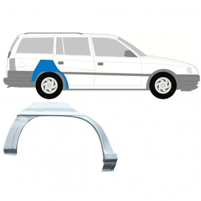 Hátsó sárvédő javító panel hoz Opel Astra 1991-2002 / Jobb / COMBI 7261