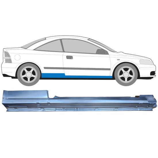 Teljes küszöb hoz Opel Astra G 1998-2009 / Jobb / COUPE 15962