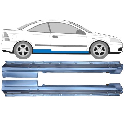 Teljes küszöb hoz Opel Astra G 1998-2009 / Bal+Jobb / COUPE 15964