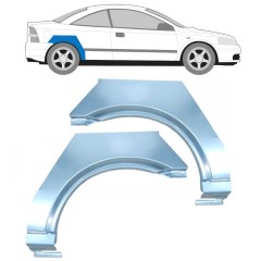 Hátsó sárvédő javító panel hoz Opel Astra G 1998-2009 / Bal+Jobb / COUPE 15961