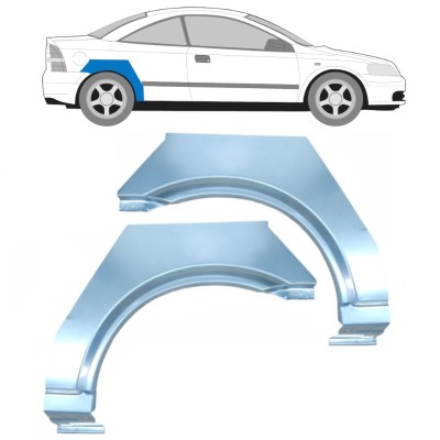 Hátsó sárvédő javító panel hoz Opel Astra G 1998-2009 / Bal+Jobb / COUPE 15961