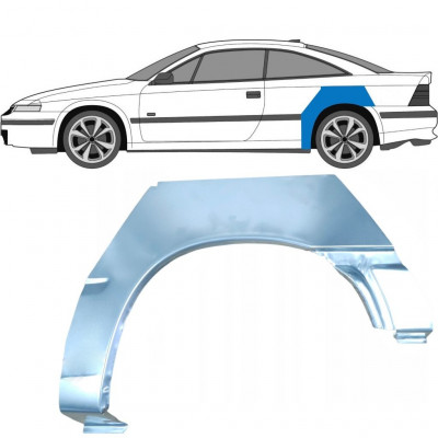 Hátsó sárvédő javító panel hoz Opel Calibra 1990-1997 / Bal 6356