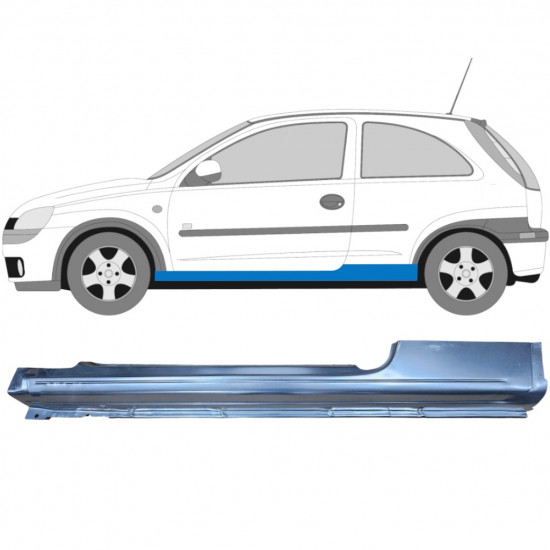 Küszöb javító panel hoz Opel Corsa 2000-2010 / Bal 6878