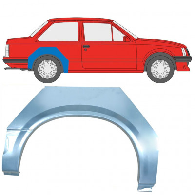 Hátsó sárvédő javító panel hoz Opel Corsa A 1982-1993 / Jobb 11018