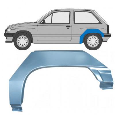 Hátsó sárvédő javító panel hoz Opel Corsa A 1982-1993 / Bal 7702