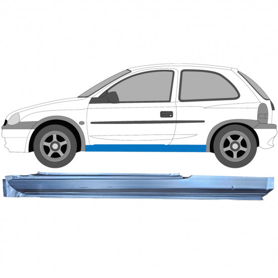 Küszöb javító panel hoz Opel Corsa B 1993-2000 / Bal 8908