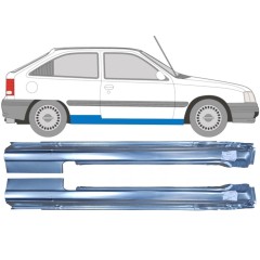 Teljes küszöb hoz Opel Kadett E Astra 1984-1993 / Bal+Jobb / Készlet 9449