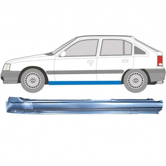 Küszöb javító panel hoz Opel Kadett 1984-1993 / Bal 7911