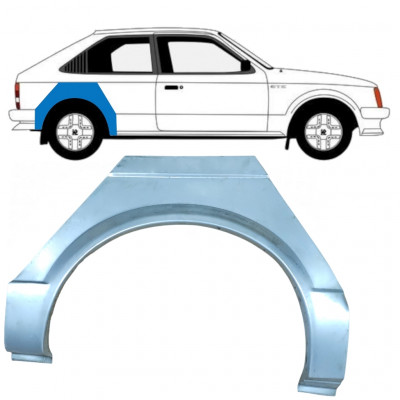 Hátsó sárvédő javító panel hoz Opel Kadett D 1979-1984 / Jobb 7902