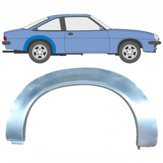 Hátsó sárvédő javító panel hoz Opel Manta B 1975-1988 / Jobb 8790