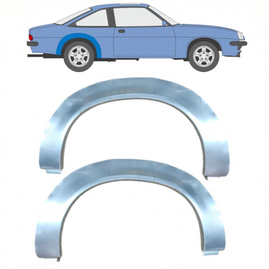 Hátsó sárvédő javító panel hoz Opel Manta B 1975-1988 / Készlet 11079