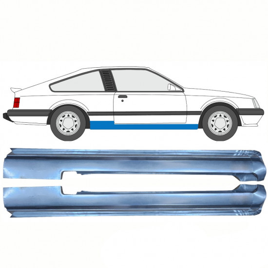 Küszöb javító panel hoz Opel Monza 1978-1986 / Bal+Jobb / Készlet 10868