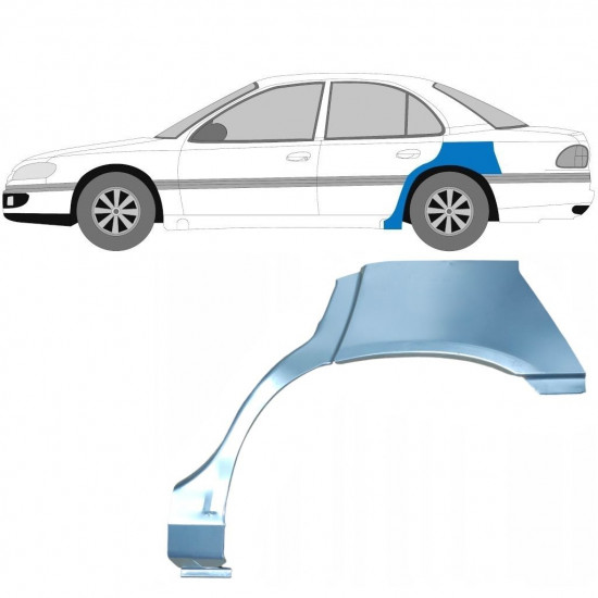 Hátsó sárvédő javító panel hoz Opel Omega 1996-2003 / Bal 6920