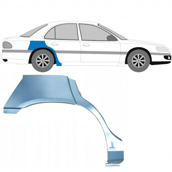 Hátsó sárvédő javító panel hoz Opel Omega 1996-2003 / Jobb 6919